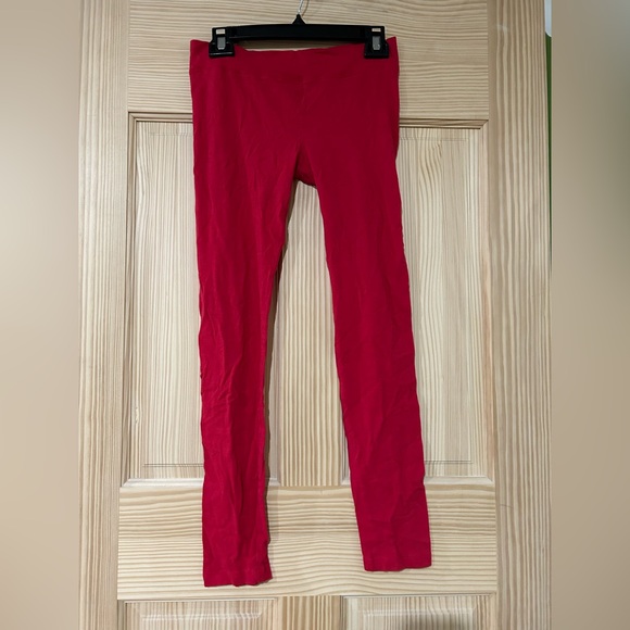 Wet Seal Pants - Wet Seal Red and Black Leggings